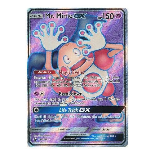 Mr. Mime GX (Rainbow) 173/168 | Celestial Storm | Magic Madhouse