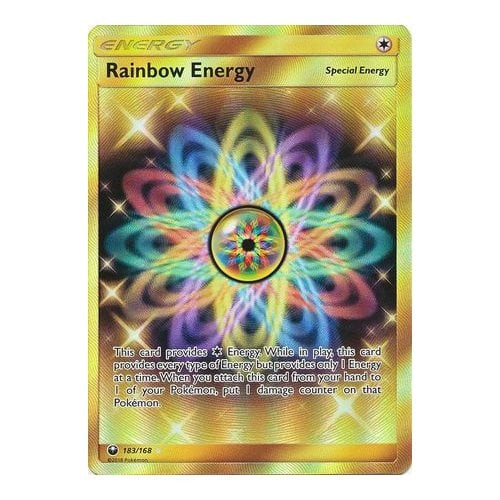 SM Celestial Storm 183/168 Rainbow Energy (Secret Rare)