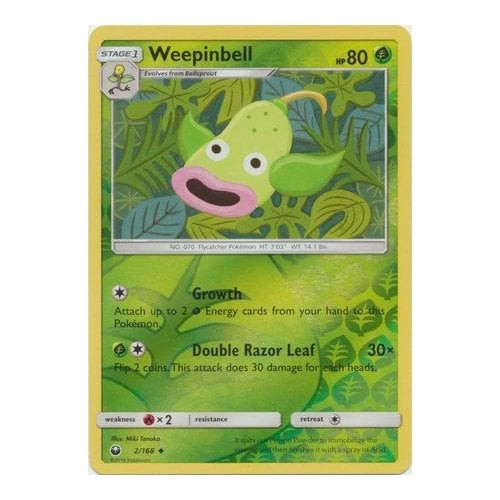 SM Celestial Storm 2/168 Weepinbell (Reverse Holo)