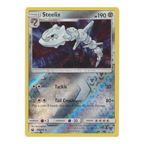 SM Celestial Storm 89/168 Steelix (Reverse Holo)