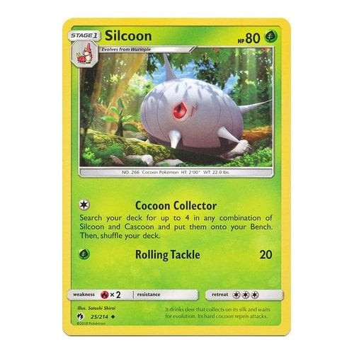 SM Lost Thunder 25/214 Silcoon