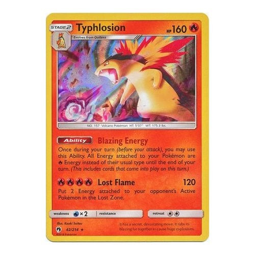 SM Lost Thunder 42/214 Typhlosion (Holo)