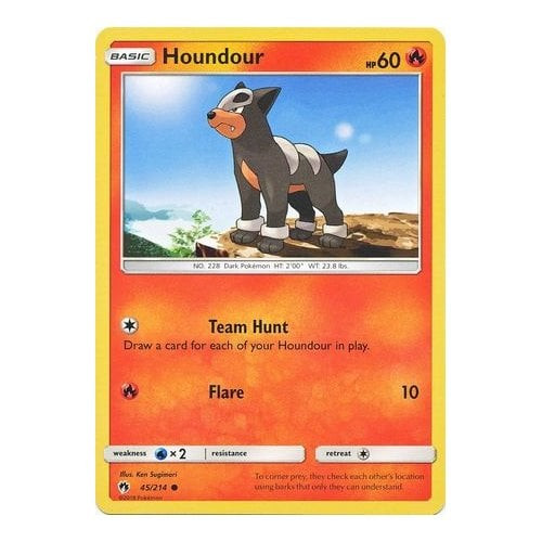 SM Lost Thunder 45/214 Houndour