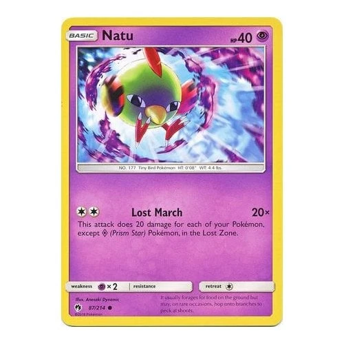SM Lost Thunder 87/214 Natu