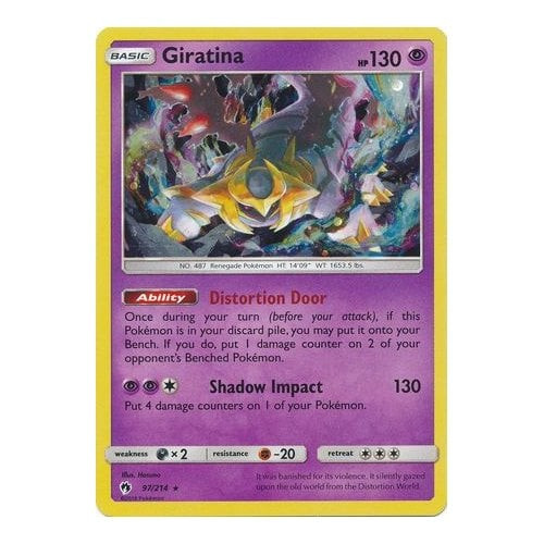SM Lost Thunder 97/214 Giratina (Cosmo Holo)