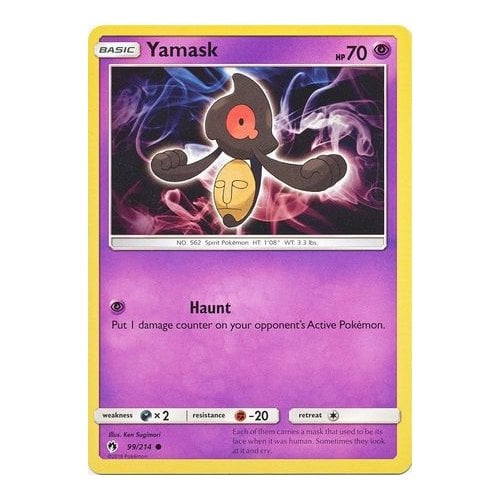 SM Lost Thunder 99/214 Yamask