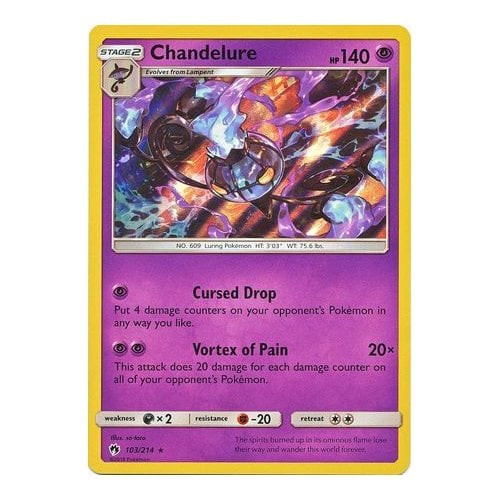 SM Lost Thunder 103/214 Chandelure (Holo)