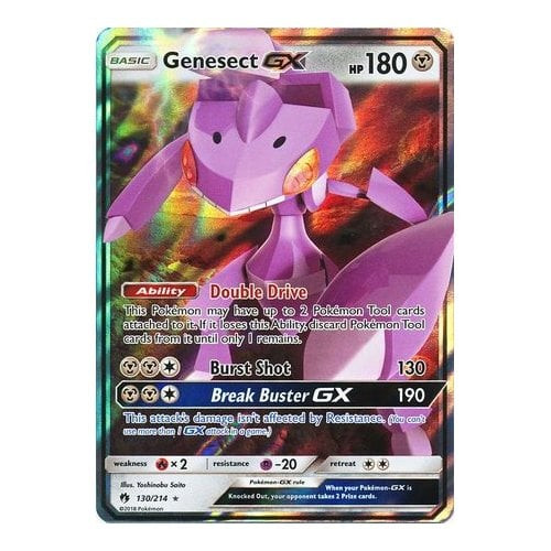 SM Lost Thunder 130/214 Genesect GX (Half Art)