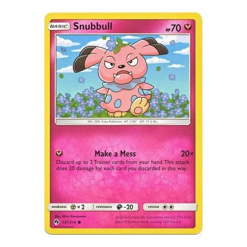 SM Lost Thunder 137/214 Snubbull