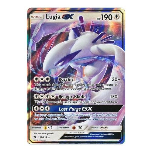 SM Lost Thunder 159/214 Lugia GX (Half Art)
