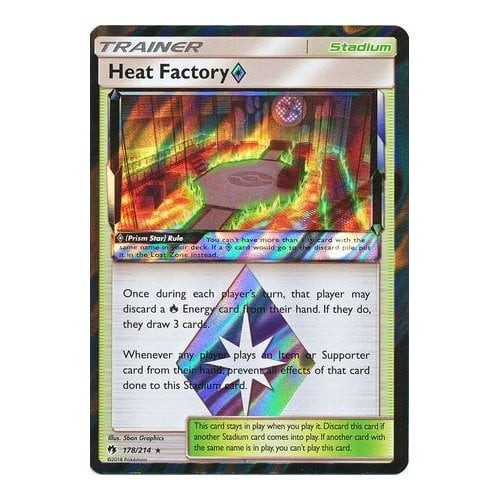 SM Lost Thunder 178/214 Heat Factory (Prism)