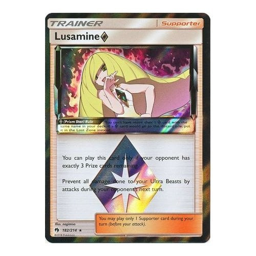 SM Lost Thunder 182/214 Lusamine (Prism)