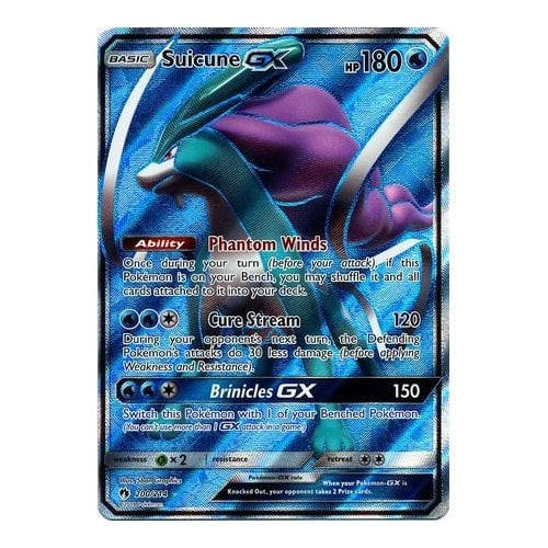 SM Lost Thunder 200/214 Suicune GX (Full Art)
