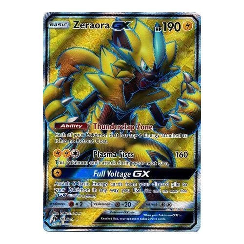 SM Lost Thunder 201/214 Zeraora GX (Full Art)