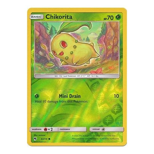 SM Lost Thunder 006/214 Chikorita (Reverse Holo)