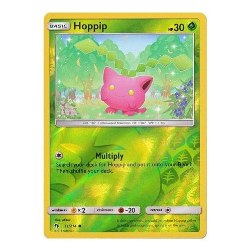 SM Lost Thunder 11/214 Hoppip (Reverse Holo)