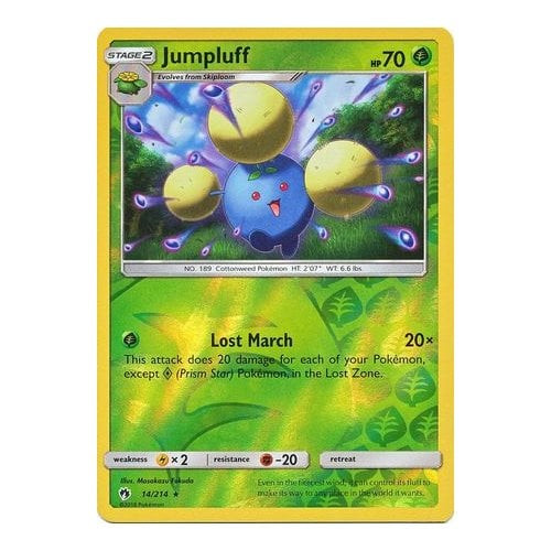 SM Lost Thunder 14/214 Jumpluff (Reverse Holo)