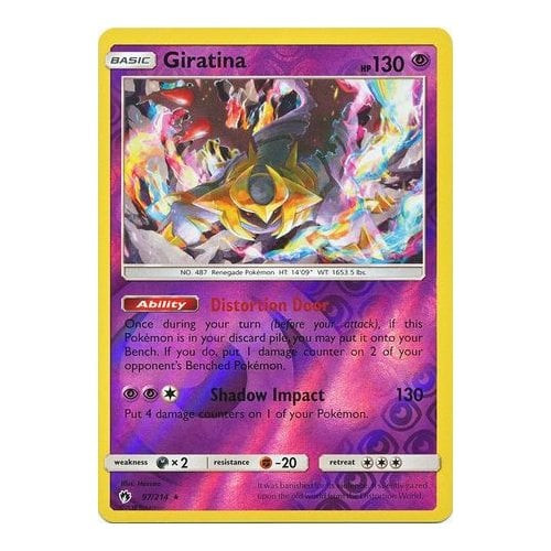 SM Lost Thunder 97/214 Giratina (Reverse Holo)