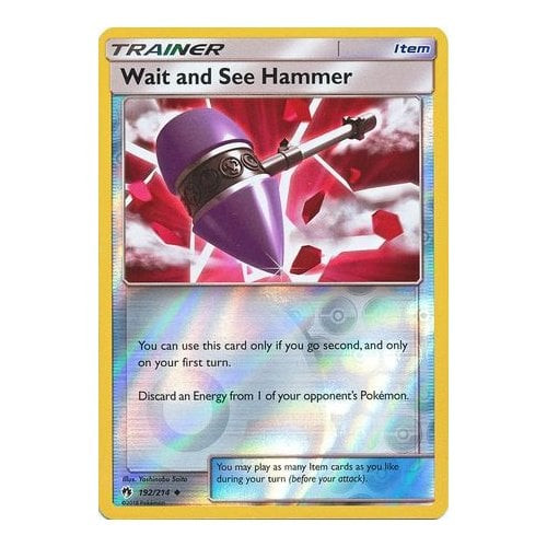 SM Lost Thunder 192/214 Wait and See Hammer (Reverse Holo)