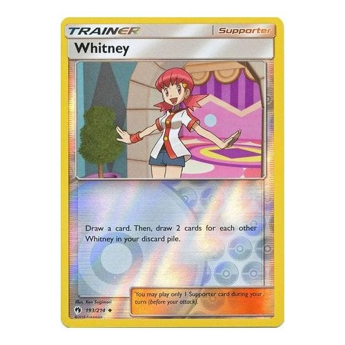 SM Lost Thunder 193/214 Whitney (Reverse Holo)