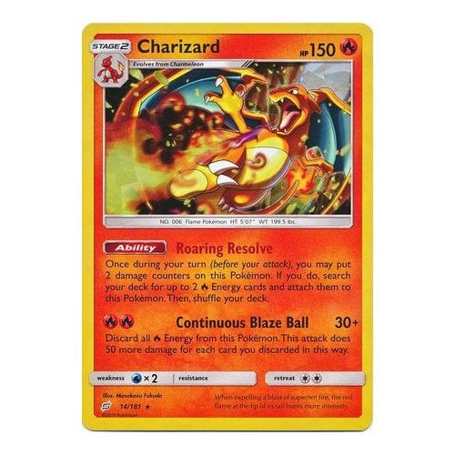 SM Team Up 14/181 Charizard (Shatter Holo)