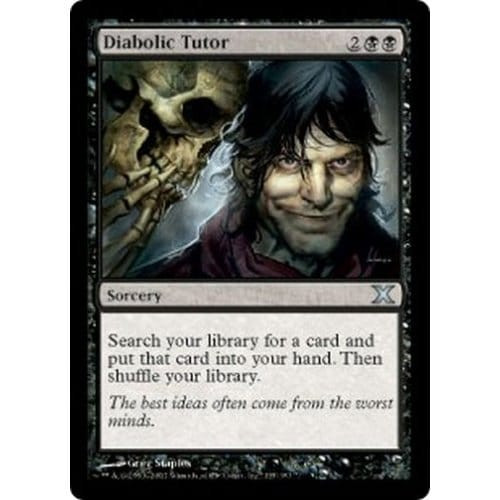 Diabolic Tutor (foil) | 10th Edition