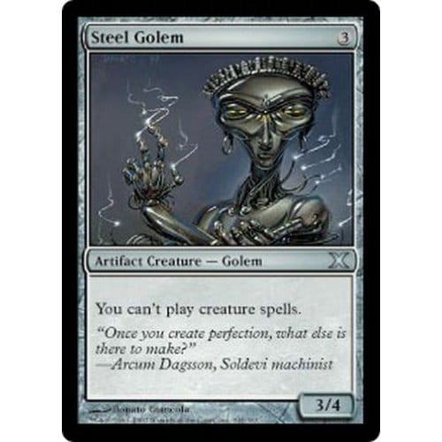 Steel Golem (foil) | 10th Edition