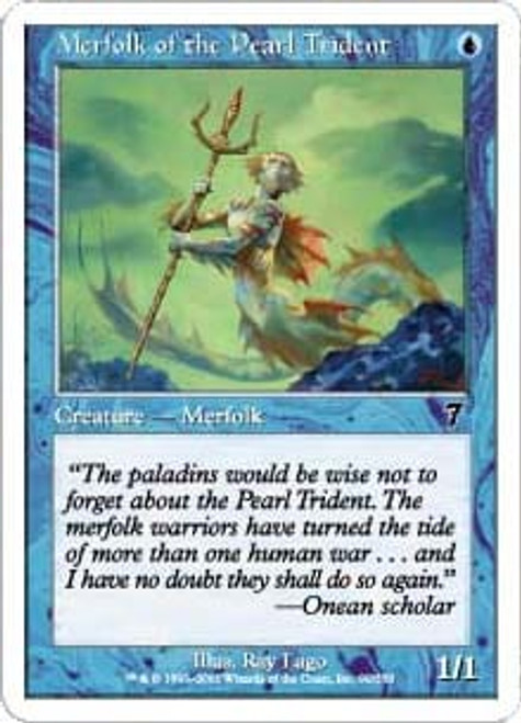 Merfolk of the Pearl Trident (foil) | 7th Edition