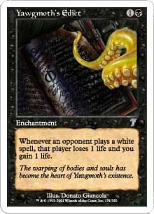 Yawgmoth's Edict (foil)