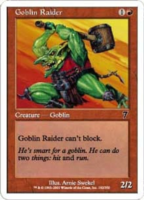 Goblin Raider (foil) | 7th Edition