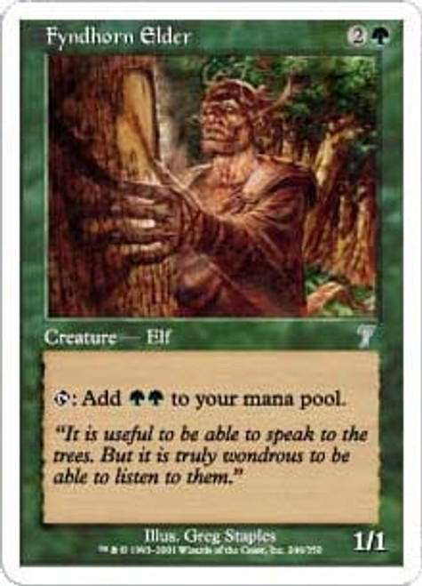 Fyndhorn Elder (foil) | 7th Edition