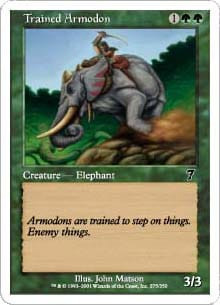 Trained Armodon (foil)
