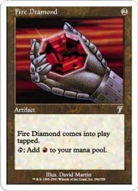 Fire Diamond (foil) | 7th Edition