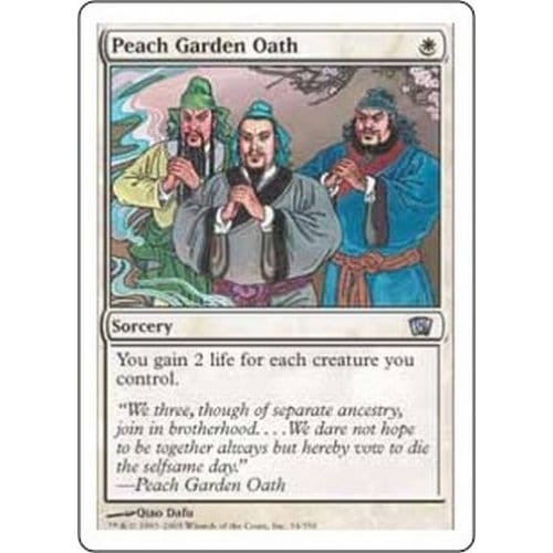 Peach Garden Oath (foil) | 8th Edition