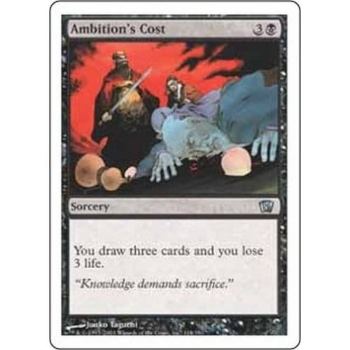 Ambition's Cost (foil) | 8th Edition