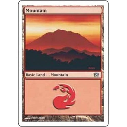 Mountain (#345) (foil) | 8th Edition