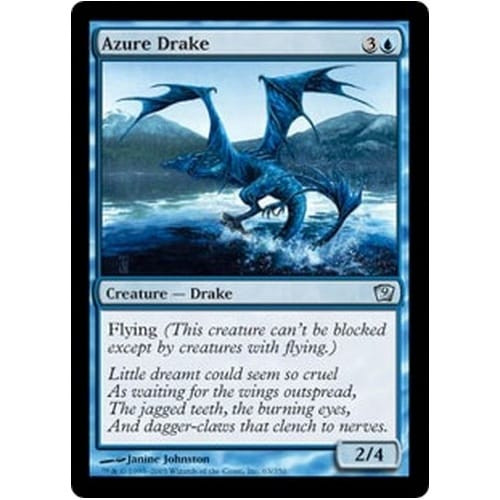 Azure Drake (foil) | 9th Edition