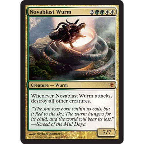 Novablast Wurm (foil) | Worldwake