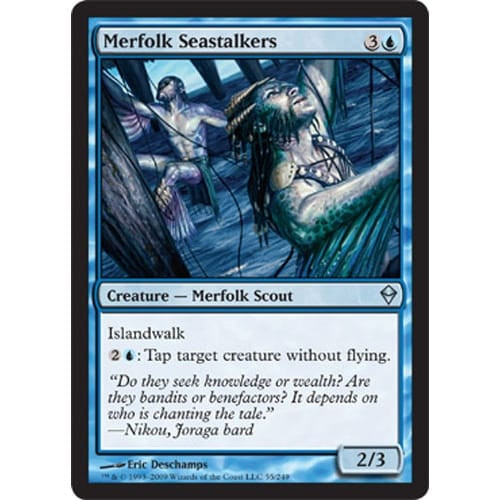 Merfolk Seastalkers (foil) | Zendikar