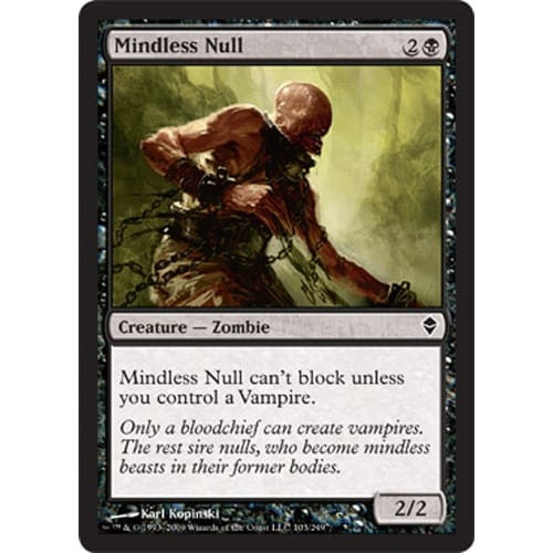 Mindless Null (foil) | Zendikar