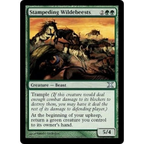 Stampeding Wildebeests