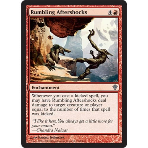 Rumbling Aftershocks