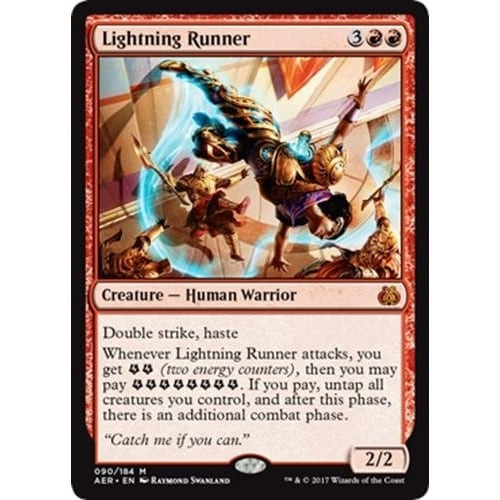 Lightning Runner (foil) | Aether Revolt