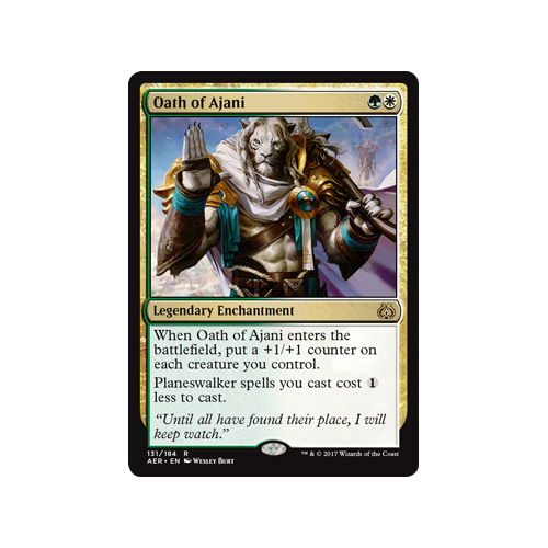 Oath of Ajani (foil)