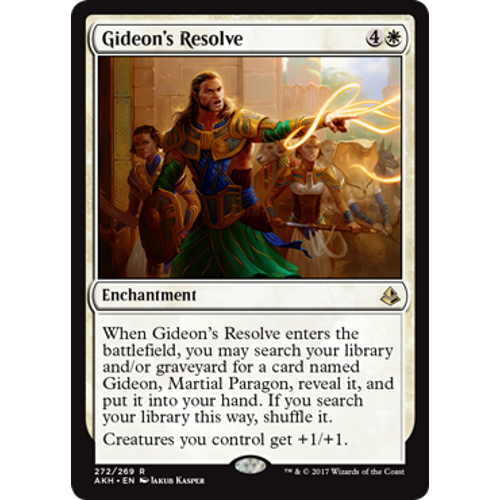Gideon's Resolve (Planeswalker Deck Card)