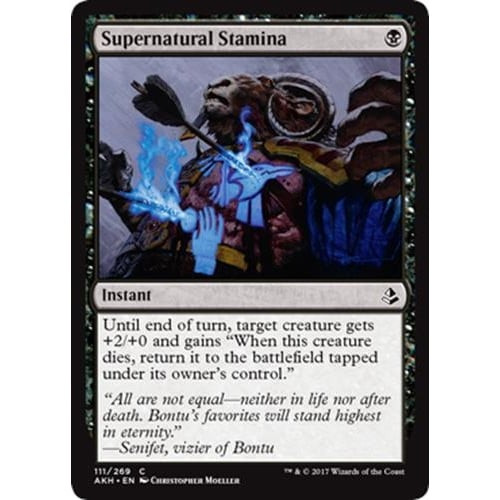 Supernatural Stamina (foil) | Amonkhet