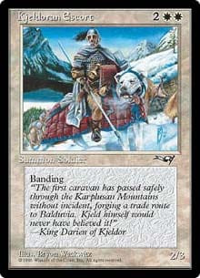 Kjeldoran Escort (Red Blanket)