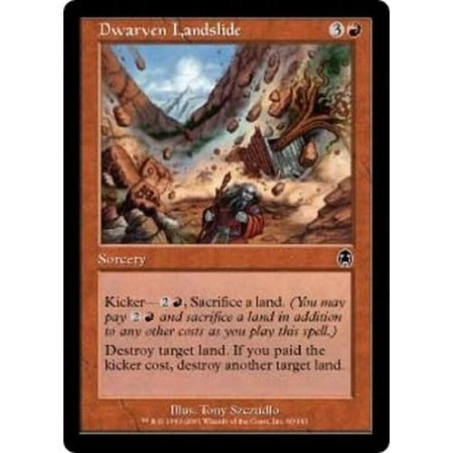 Dwarven Landslide (foil)