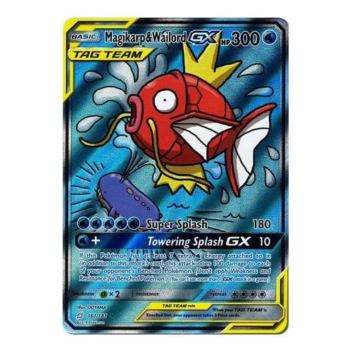 SM Team Up 161/181 Magikarp & Wailord GX (Tag Team Alternative Art)