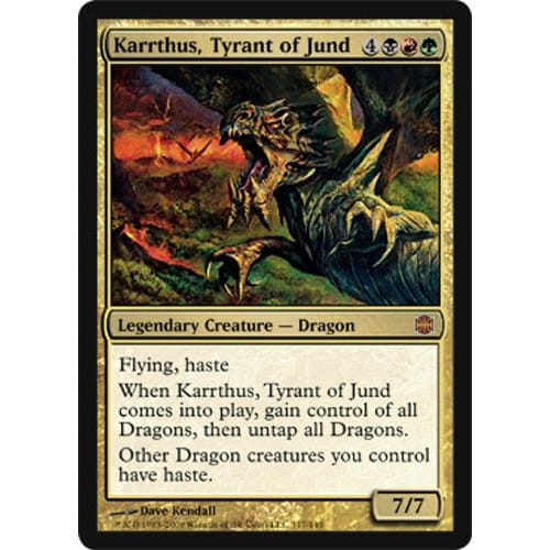 Karrthus, Tyrant of Jund (foil) | Alara Reborn